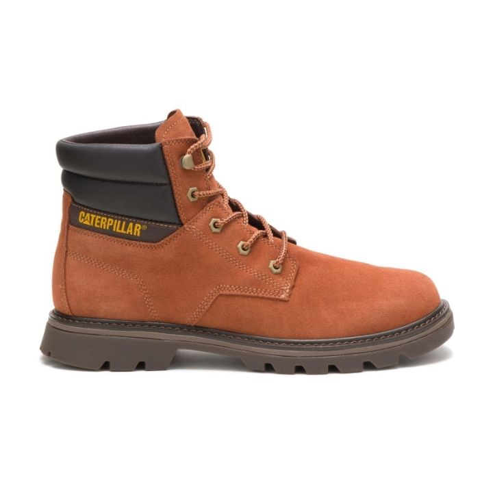 Caterpillar Men's Quadrate Casual Boots Brown CAT-62140